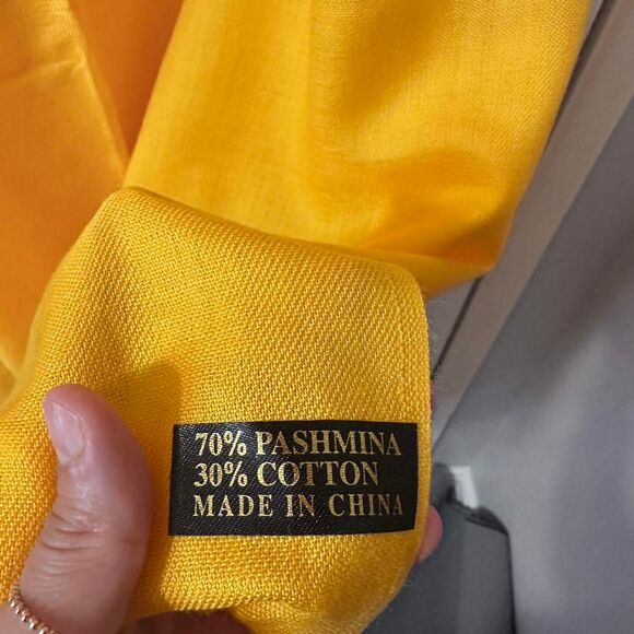 The Life of a Showgirl Orange Pashmina Scarf - Picture 2 of 2